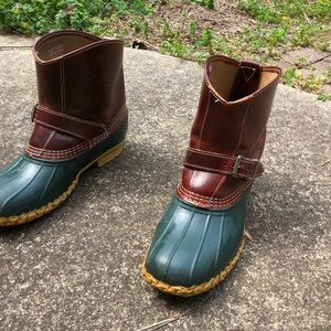 LL Bean slip on duck boots